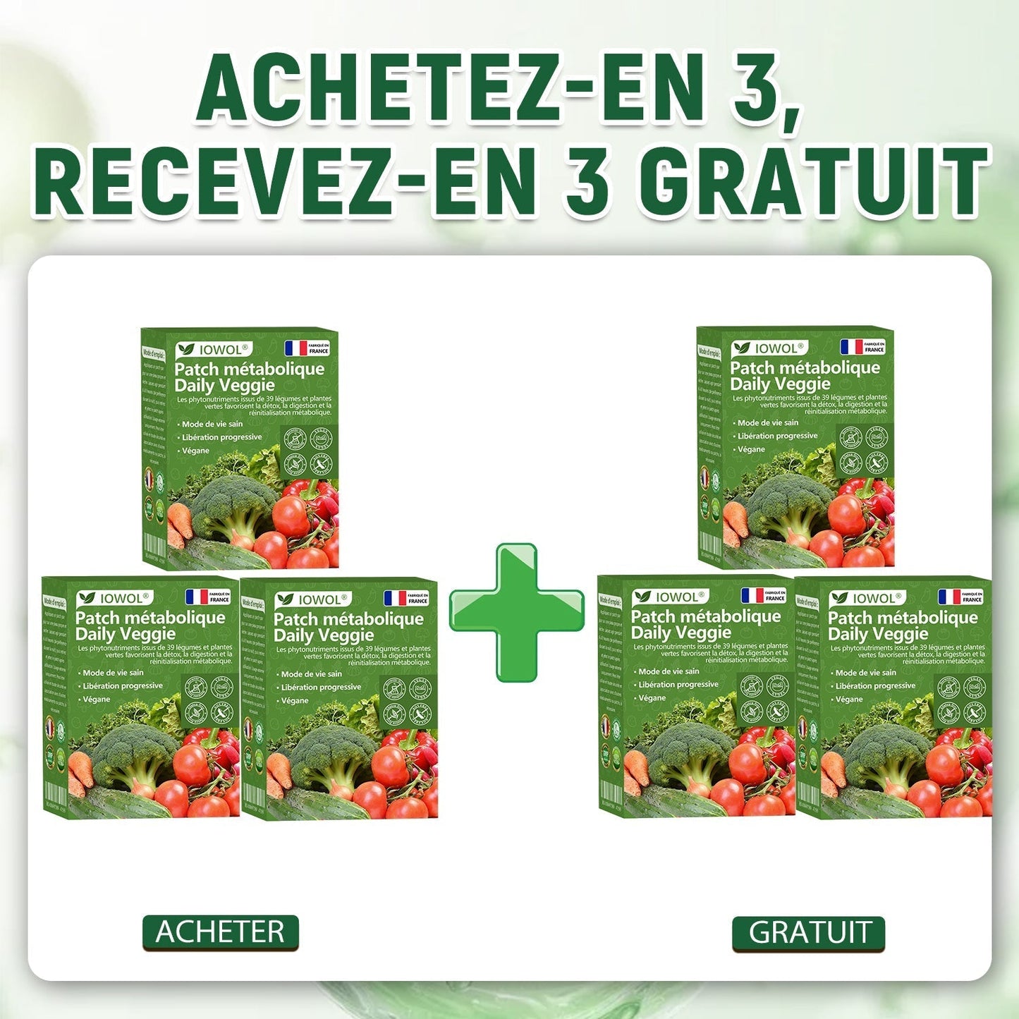 🥦𝐁𝐨𝐮𝐭𝐢𝐪𝐮𝐞 𝐎𝐟𝐟𝐢𝐜𝐢𝐞𝐥𝐥𝐞 | 𝐋𝐞 𝐩𝐚𝐭𝐜𝐡 𝐦é𝐭𝐚𝐛𝐨𝐥𝐢𝐪𝐮𝐞 𝐪𝐮𝐨𝐭𝐢𝐝𝐢𝐞𝐧 𝐚𝐮𝐱 𝐥é𝐠𝐮𝐦𝐞𝐬 𝐈𝐎𝐖𝐎𝐋® 𝐮𝐭𝐢𝐥𝐢𝐬𝐞 𝐝𝐞𝐬 𝐞𝐱𝐭𝐫𝐚𝐢𝐭𝐬 𝐛𝐢𝐨𝐥𝐨𝐠𝐢𝐪𝐮𝐞𝐬 𝐞𝐭 𝐝𝐞𝐬 𝐩𝐡𝐲𝐭𝐨𝐧𝐮𝐭𝐫𝐢𝐦𝐞𝐧𝐭𝐬 𝐢𝐬𝐬𝐮𝐬 𝐝𝐞 𝟑𝟗 𝐥é𝐠𝐮𝐦𝐞𝐬 + 𝐯𝐞𝐫𝐝𝐮𝐫𝐞𝐬 𝐩𝐨𝐮𝐫 𝐬𝐨𝐮𝐭𝐞𝐧𝐢𝐫 𝐥𝐚 𝐝é𝐭𝐨𝐱, 𝐥𝐚 𝐝𝐢𝐠𝐞𝐬𝐭𝐢𝐨𝐧, 𝐥𝐞 𝐦é𝐭𝐚𝐛𝐨𝐥𝐢𝐬𝐦𝐞 𝐞𝐭 𝐥’é𝐧𝐞𝐫𝐠𝐢𝐞 𝐚𝐮 𝐪𝐮𝐨𝐭𝐢𝐝𝐢𝐞𝐧.