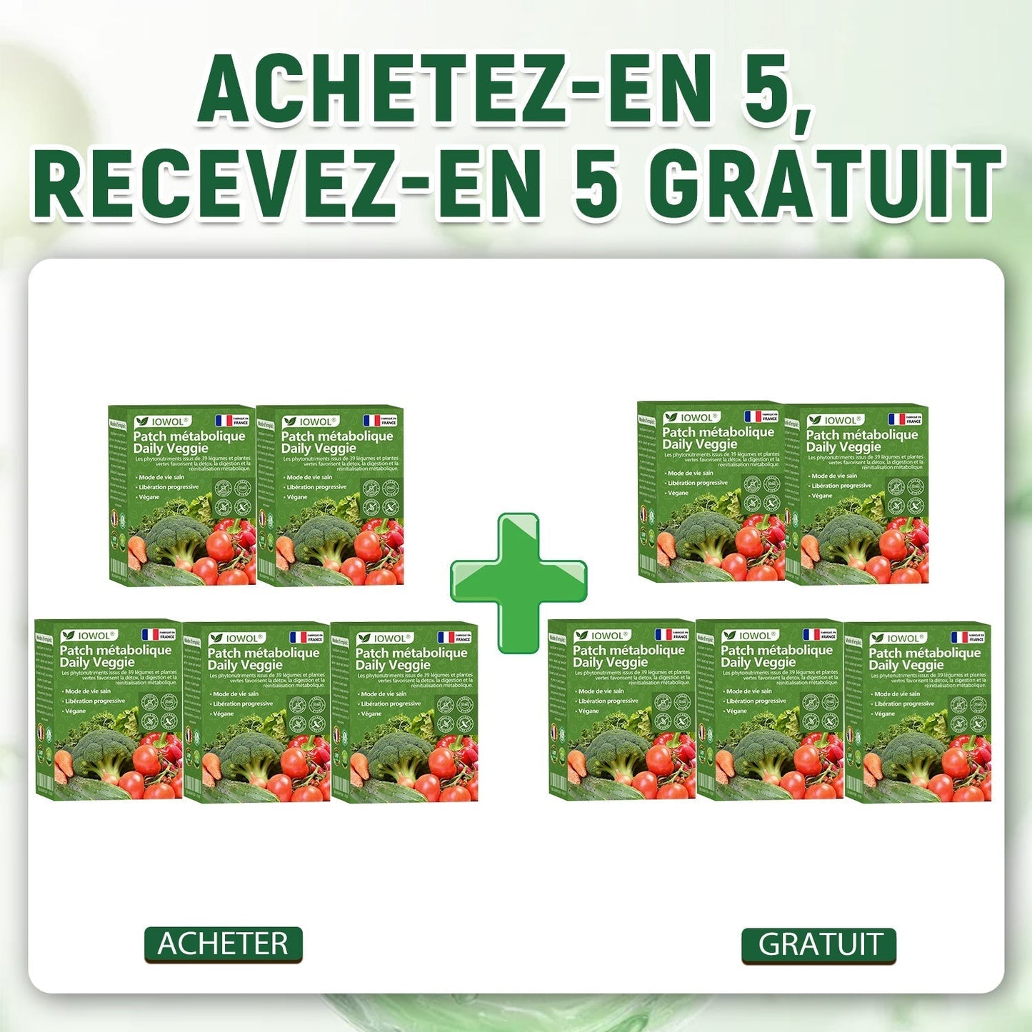 🥦𝐁𝐨𝐮𝐭𝐢𝐪𝐮𝐞 𝐎𝐟𝐟𝐢𝐜𝐢𝐞𝐥𝐥𝐞 | 𝐋𝐞 𝐩𝐚𝐭𝐜𝐡 𝐦é𝐭𝐚𝐛𝐨𝐥𝐢𝐪𝐮𝐞 𝐪𝐮𝐨𝐭𝐢𝐝𝐢𝐞𝐧 𝐚𝐮𝐱 𝐥é𝐠𝐮𝐦𝐞𝐬 𝐈𝐎𝐖𝐎𝐋® 𝐮𝐭𝐢𝐥𝐢𝐬𝐞 𝐝𝐞𝐬 𝐞𝐱𝐭𝐫𝐚𝐢𝐭𝐬 𝐛𝐢𝐨𝐥𝐨𝐠𝐢𝐪𝐮𝐞𝐬 𝐞𝐭 𝐝𝐞𝐬 𝐩𝐡𝐲𝐭𝐨𝐧𝐮𝐭𝐫𝐢𝐦𝐞𝐧𝐭𝐬 𝐢𝐬𝐬𝐮𝐬 𝐝𝐞 𝟑𝟗 𝐥é𝐠𝐮𝐦𝐞𝐬 + 𝐯𝐞𝐫𝐝𝐮𝐫𝐞𝐬 𝐩𝐨𝐮𝐫 𝐬𝐨𝐮𝐭𝐞𝐧𝐢𝐫 𝐥𝐚 𝐝é𝐭𝐨𝐱, 𝐥𝐚 𝐝𝐢𝐠𝐞𝐬𝐭𝐢𝐨𝐧, 𝐥𝐞 𝐦é𝐭𝐚𝐛𝐨𝐥𝐢𝐬𝐦𝐞 𝐞𝐭 𝐥’é𝐧𝐞𝐫𝐠𝐢𝐞 𝐚𝐮 𝐪𝐮𝐨𝐭𝐢𝐝𝐢𝐞𝐧.