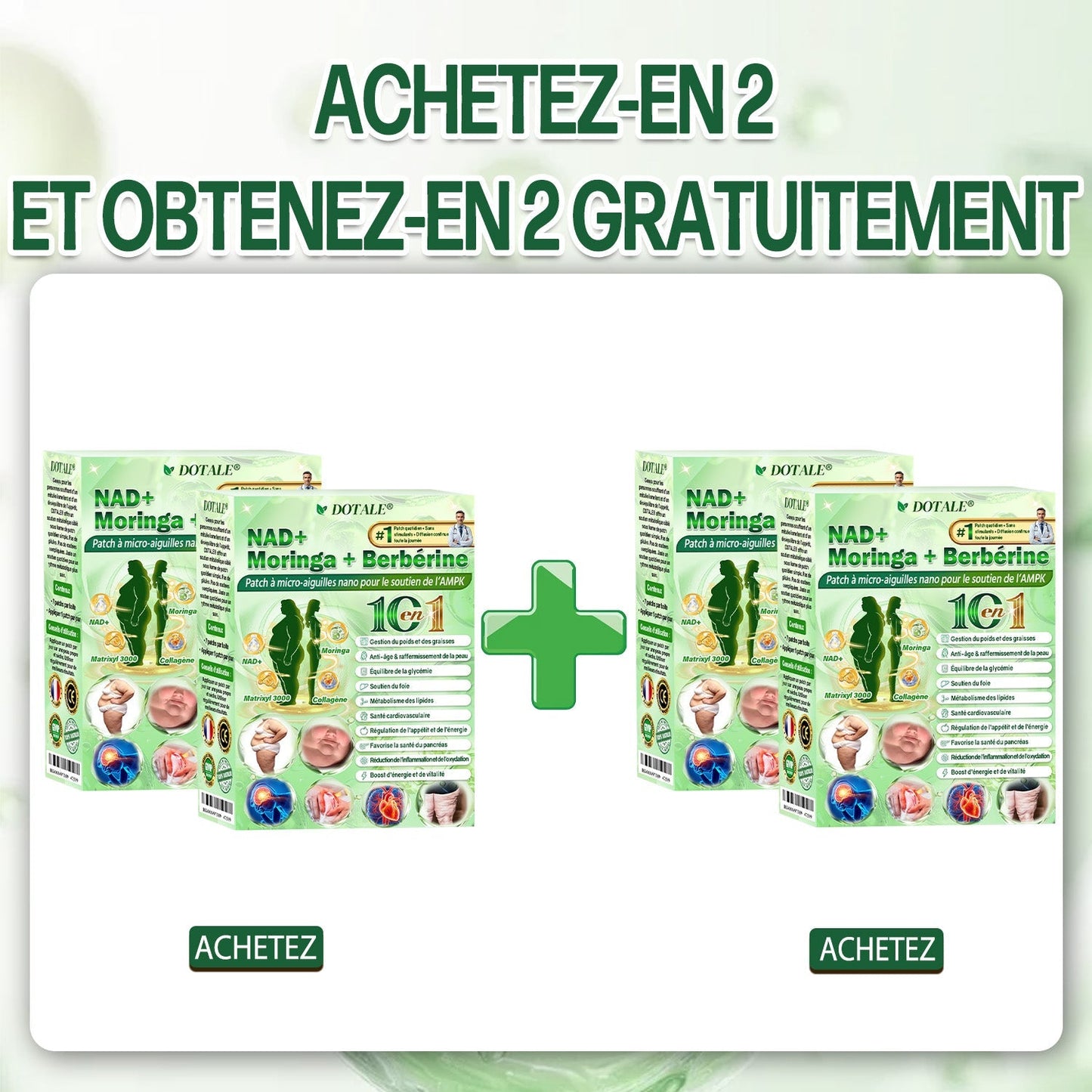 Félicitations ! Vous êtes notre 500e client aujourd’hui et vous bénéficiez d’une offre spéciale : un deuxième produit à -50 %! DOTALE®