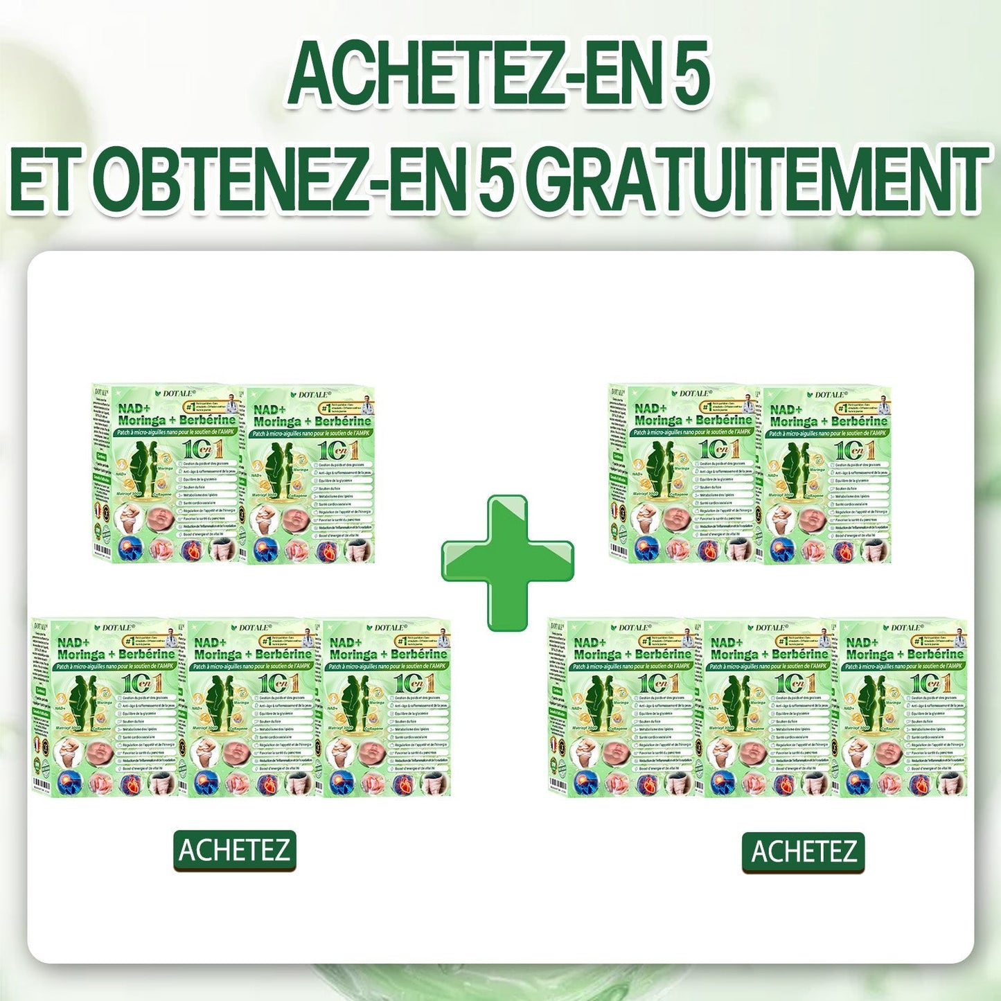Félicitations ! Vous êtes notre 500e client aujourd’hui et vous bénéficiez d’une offre spéciale : un deuxième produit à -50 %! DOTALE®