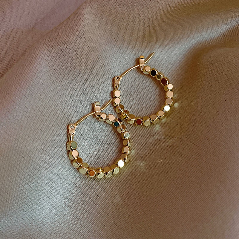 Autumn Winter New Brown Earrings Vintage Matte drop Earrings for women Metal Fashion Statement Dangle Earring 2026 Trend Jewelry